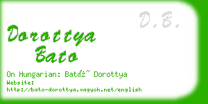 dorottya bato business card